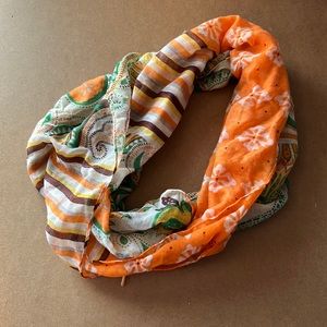 Lavello Infinity Scarf - Orange